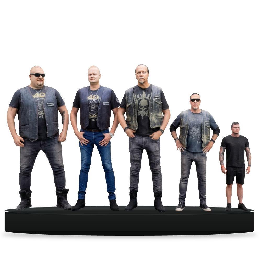 Jelmezes egyszemélyes 3D figura inspiráció