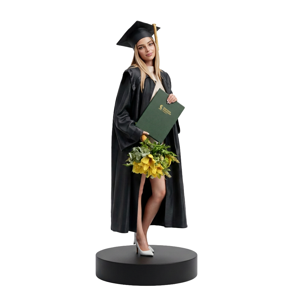 Egyszemélyes 3D figura ballagási ajándékhoz